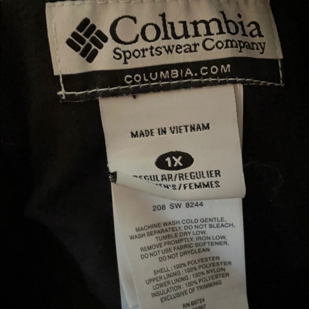 Columbia 1x snow pants excellent condition